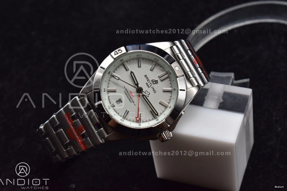 BLS Affordable Factory White Automatic GMT 532 Bracelet 1:1 Chronomat Dial 40mm A Breitling Edition SS On Best 0719